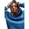 Cotton On Body Plush Premium Graphic Hoodie In Blue