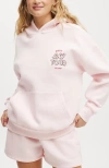 Cotton On Body Plush Premium Graphic Hoodie In Cherry Dream Ski Tour