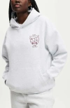 Cotton On Body Plush Premium Graphic Hoodie In Cloudy Grey Marle Heritage