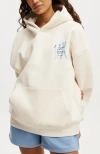 Cotton On Body Plush Premium Graphic Hoodie In Coconut Milk Ski Tour