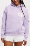 Cotton On Body Plush Premium Graphic Hoodie In Purple Rose Wellness Club