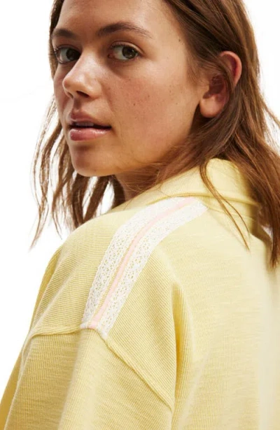 Cotton On Body Rib Beach Polo Top In Sunshine