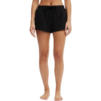 Cotton On Body Rib Beach Short In Black