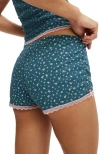 Cotton On Body Rib Lace Ruched Boyshort