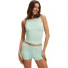 Cotton On Body Rib Lace Ruched Tank