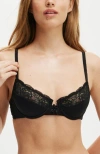 Cotton On Body Sabrina Lace Lightly Lined Bra