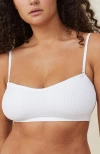 Cotton On Body Seamless Sweetheart Padded Bandeau In White