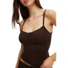 Cotton On Body Sleep Recovery Picot Cami In Brown