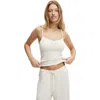 Cotton On Body Sleep Recovery Picot Cami In Cream Marle