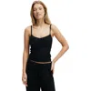 Cotton On Body Sleep Recovery Picot Cami In True Black