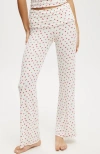 Cotton On Body Sleep Recovery Roll Waist Pant In Cherry Print