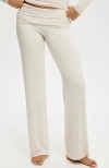 Cotton On Body Sleep Recovery Roll Waist Pant In Cream Marle