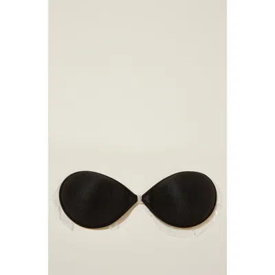 Cotton On Body Stick Em Up Bra In Black Core