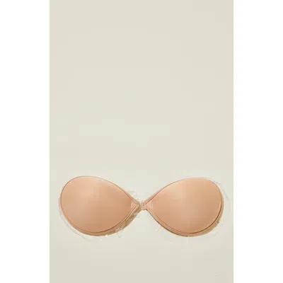 Cotton On Body Stick Em Up Bra In Frappe Core