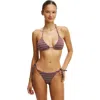 Cotton On Body String Triangle Bikini Top In Brown