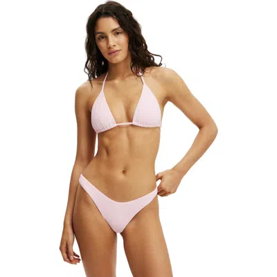 Cotton On Body String Triangle Bikini Top In Neutral