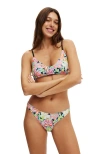 Cotton On Body Super Scoop Bikini Top In Hayley Hibiscus