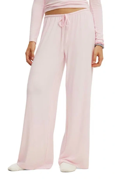 Cotton On Body Super Soft Low Rise Wide Leg Pant In Pink