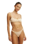 Cotton On Body Sutton Sheer Bralette In Multi