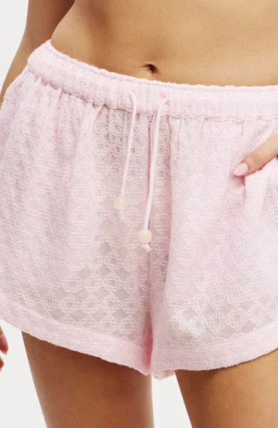 Cotton On Body The Essential Beach Short In Pale Pink Geo