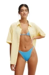 Cotton On Body The Essential Short Sleeve Beach Shirt In Textured Sunshine
