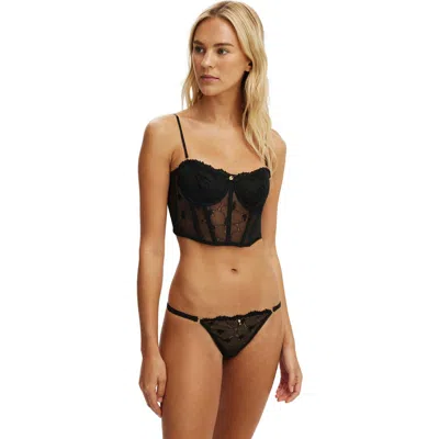 Cotton On Body The Keepsake Corset In Black