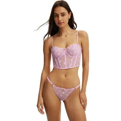 Cotton On Body The Keepsake Corset In Purple