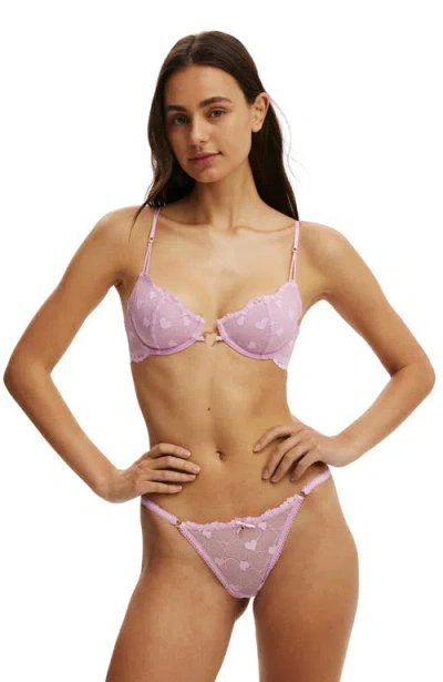 Cotton On Body The Keepsake Underwire Bra In Pink