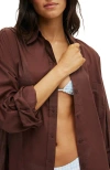 Cotton On Body The Resort Long Sleeve Shirt In Brown