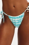 Cotton On Body Thin Strap Gathered Brazilian Bikini Bottom