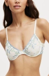 Cotton On Body Trixie Bow Underwire Bra In Cream