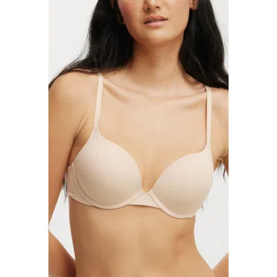 Cotton On Body Ultimate Comfort Push Up2 T-shirt Bra In Frappe