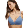 Cotton On Body Ultimate Comfort Wirefree T-shirt Bra In Blue
