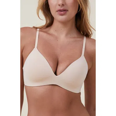 Cotton On Body Ultimate Comfort Wirefree T-shirt Bra In Frappe