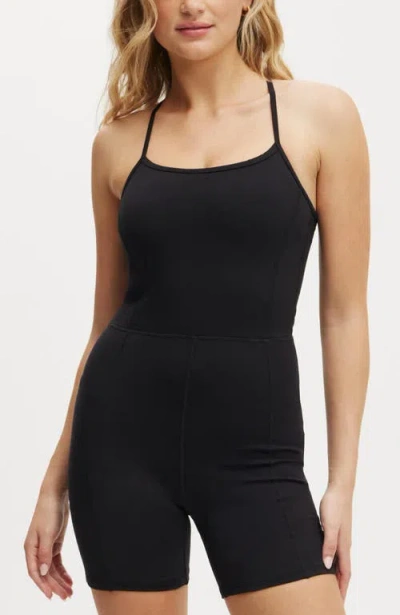 Cotton On Body Ultra Soft Bike Short All In One In Black