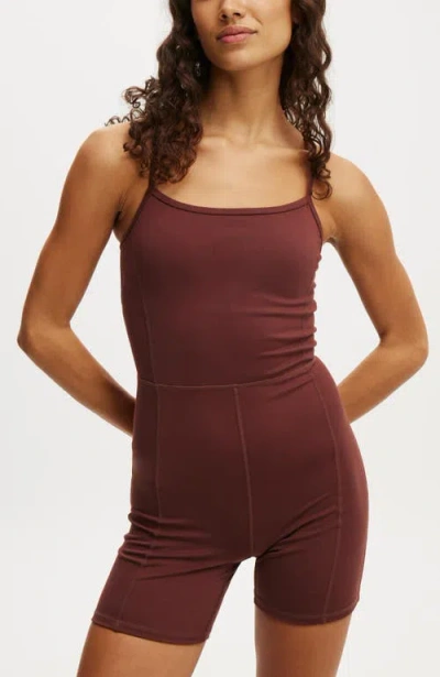 Cotton On Body Ultra Soft Bike Short All In One In Cappuccino