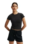 Cotton On Body Ultra Soft Fitted Tshirt In Black