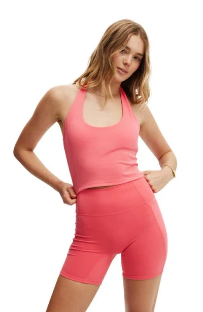 Cotton On Body Ultra Soft Halter Neck Tank In Coral Paradise