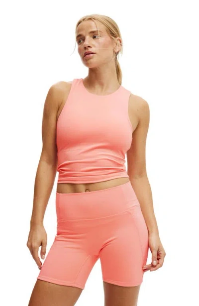 Cotton On Body Ultra Soft Racer Tank Top In Apricot Blush