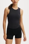 Cotton On Body Ultra Soft Racer Tank Top In Black