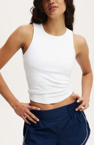 Cotton On Body Ultra Soft Racer Tank Top In White