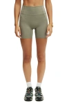 Cotton On Body Ultra Soft Side Pocket Bike Short In Dusty Khaki