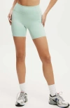 Cotton On Body Ultra Soft Side Pocket Bike Short In Silt Green