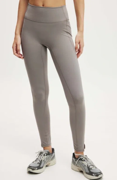 Cotton On Body Ultra Soft Side Pocket Full Length Tight In Desert Grey
