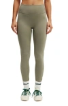 Cotton On Body Ultra Soft Side Pocket Full Length Tight In Dusty Khaki