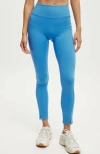 Cotton On Body Ultra Soft Side Pocket Full Length Tight In Tranquil Blue