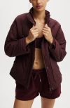 Cotton On Body Warm Up Relaxed Lightweight Jacket In Dark Oak