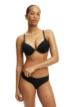 Cotton On Body Whatever-way Push Up Bra In Black