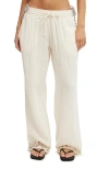 Cotton On Body Woven Wide Leg Beach Pant In Neutral