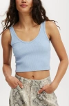 Cotton On Bondi Tank In Dusk Blue